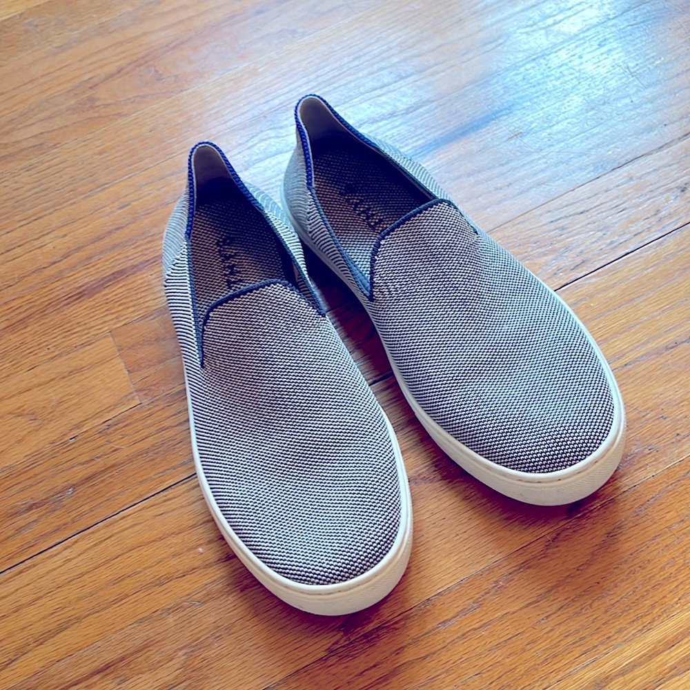 Rothy's Gray Knit Slip-On Sneakers